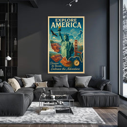 Explore America Poster