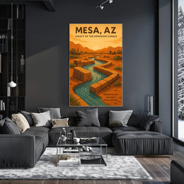 Legacy of the Hohokam Canals Poster