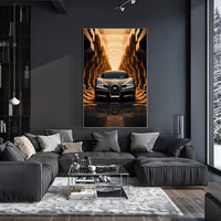 Futuristic Elegance on Wheels Poster PosterGoat