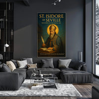 St. Isidore of Seville Patron of the Digital Age Poster
