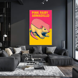 Pink Fairy Armadillo Poster