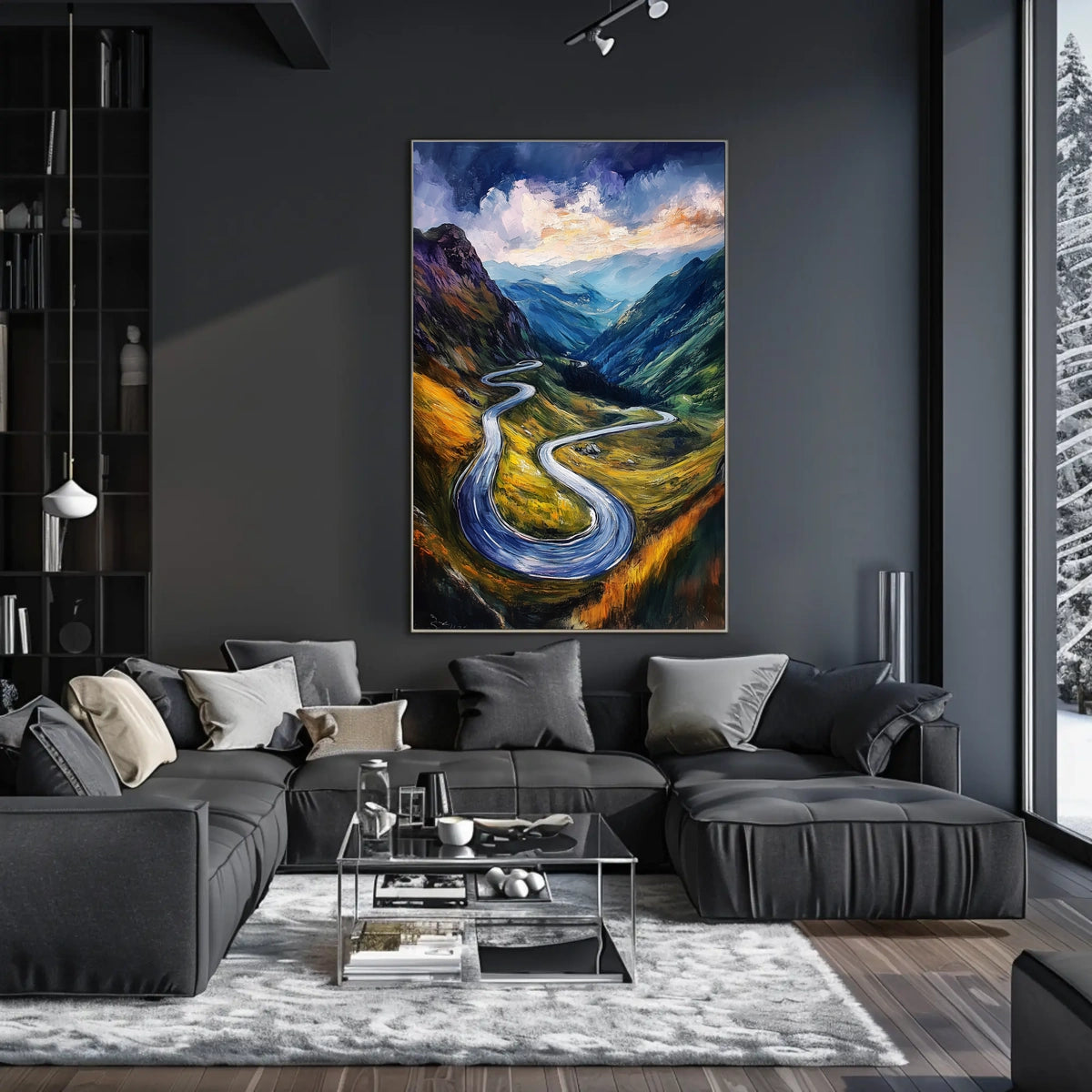 Romania Transfagarasan Mountain Road Scenic Poster
