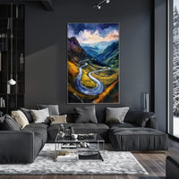 Romania Transfagarasan Mountain Road Scenic Poster