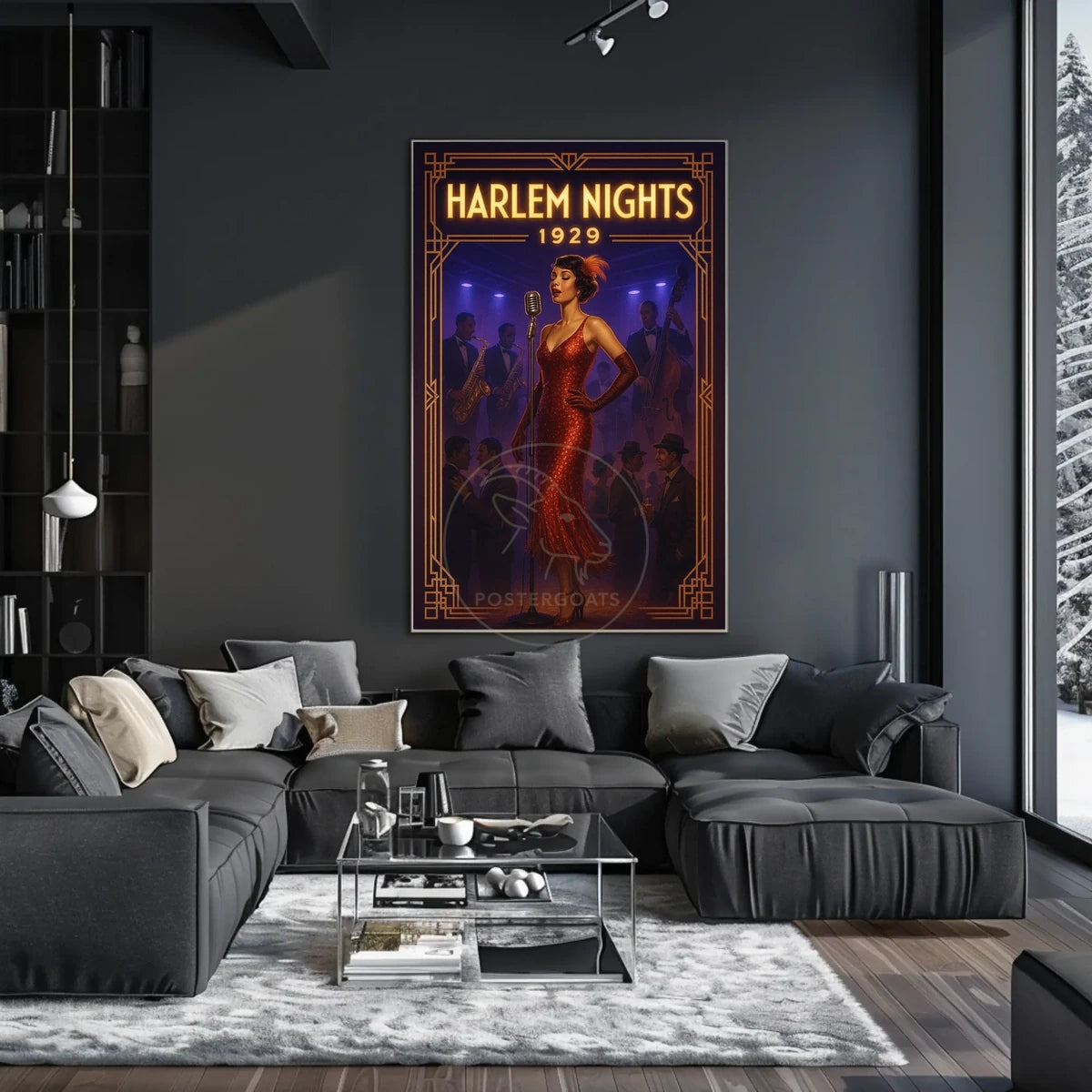 Harlem Nights Jazz Club 1929 Cultural or Heritage Poster