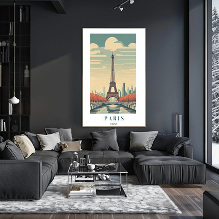 Eiffel Tower in Autumn Poster