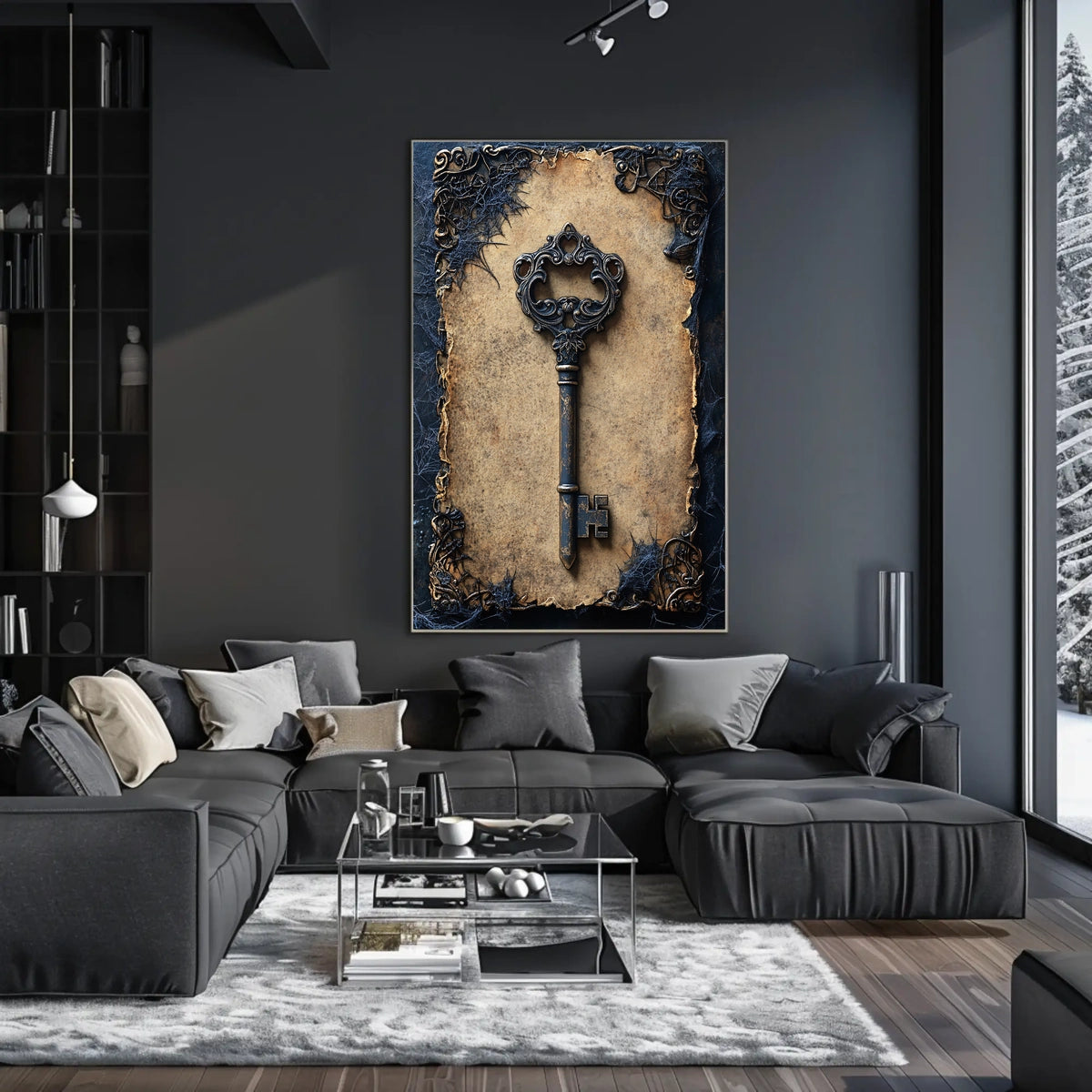 Antique Gothic Key Art Print Poster