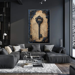 Antique Gothic Key Art Print Poster