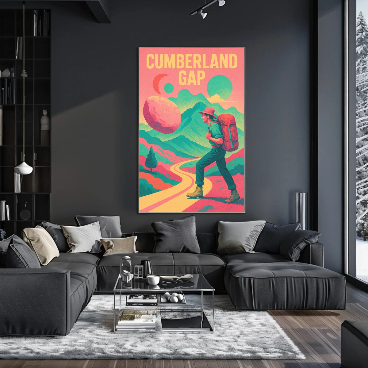 Cumberland Gap Wanderlust Scenic Travel Poster