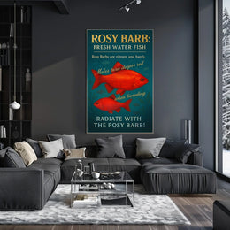 Radiate with the Rosy Barb Poster