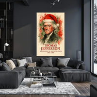Thomas Jefferson Stylized Historical Presidential Poster