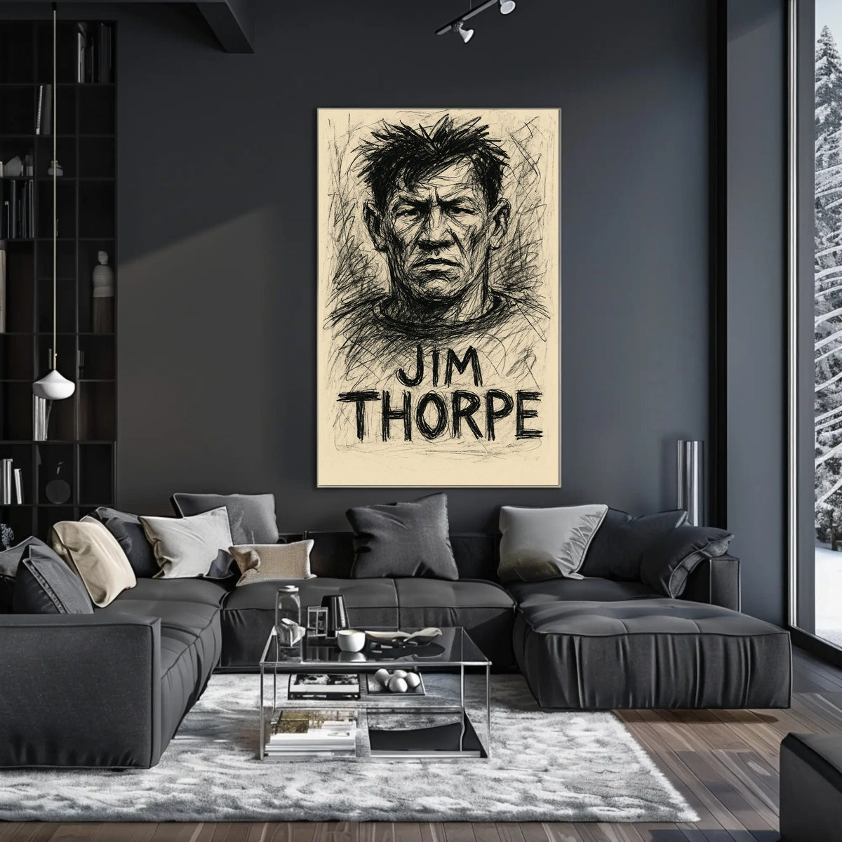Jim Thorpe Portrait Poster