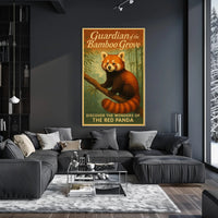 Guardian of the Bamboo Grove Poster PosterGoat