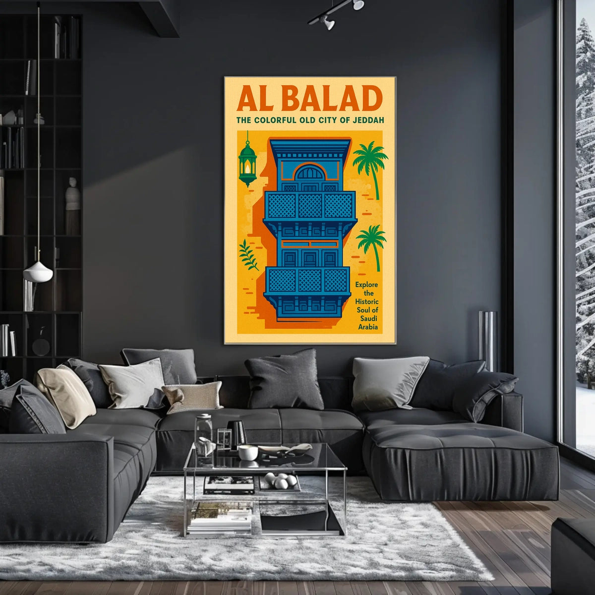 Al Balad The Colorful Old City Of Poster
