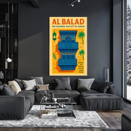 Al Balad The Colorful Old City Of Poster