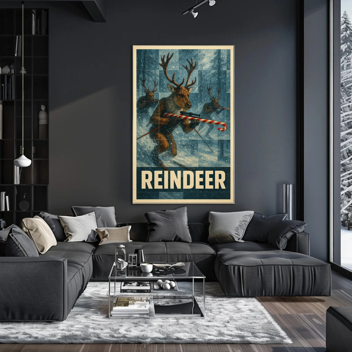 Reindeer Patrol Poster