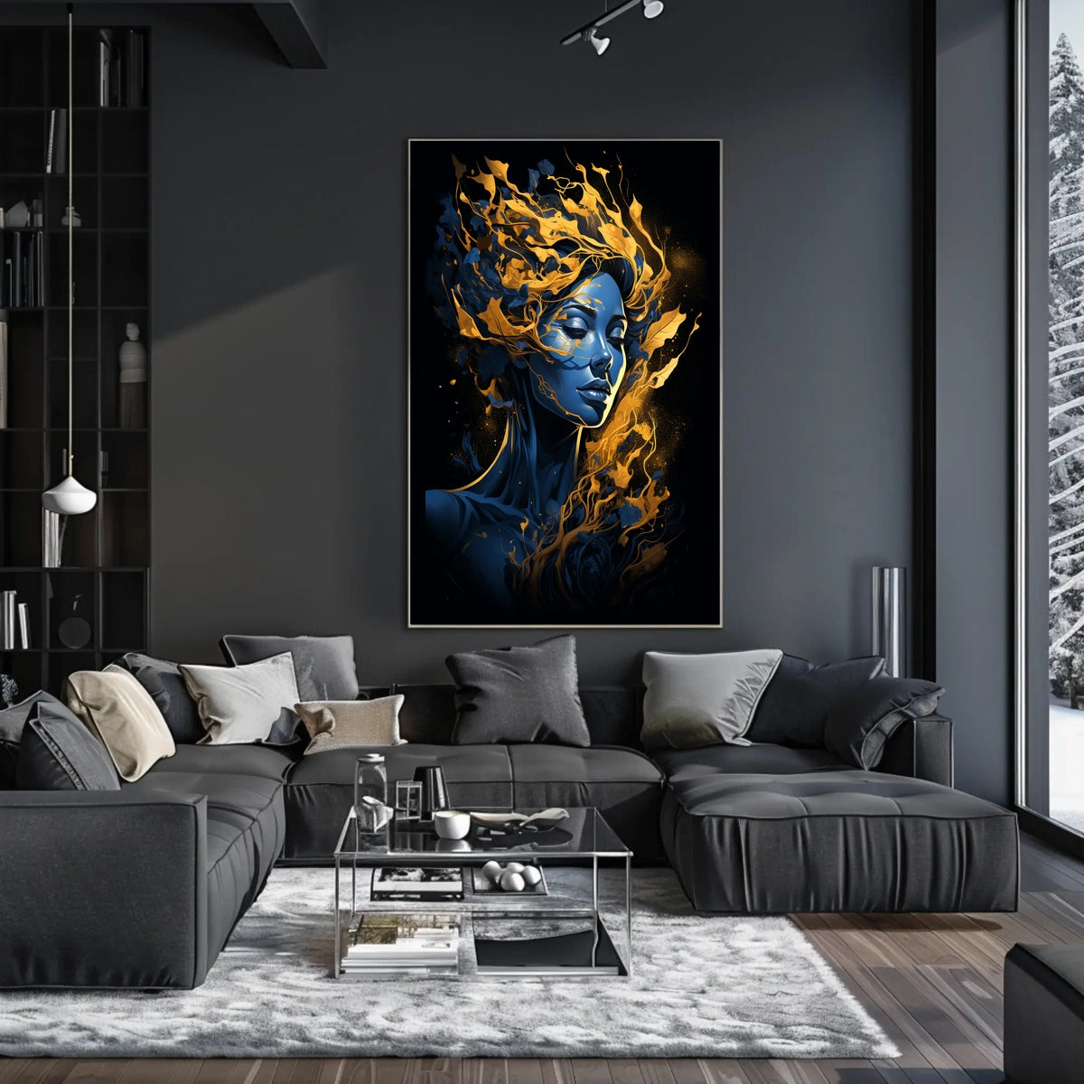 Ethereal Flames Poster