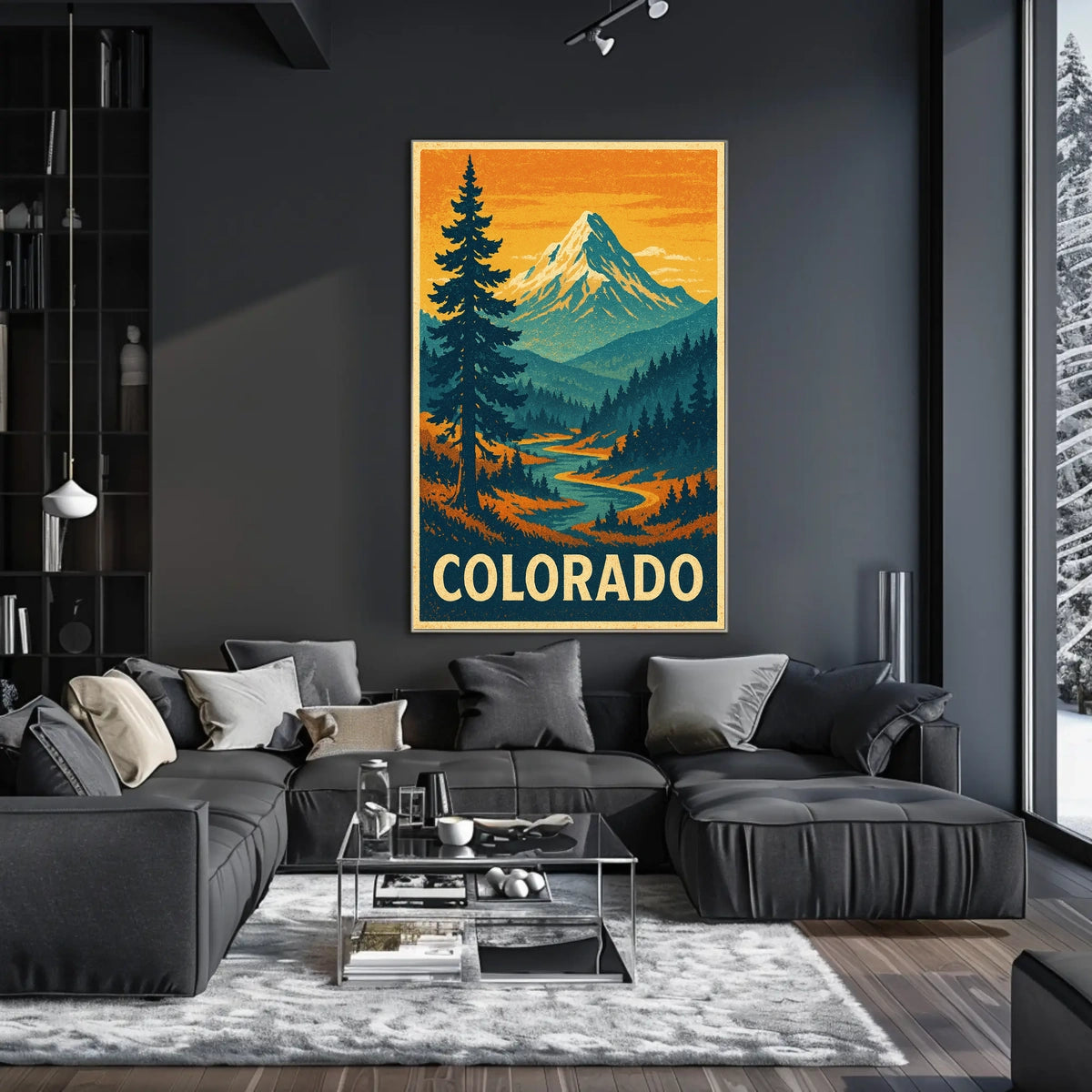 Majestic Colorado Landscape Poster