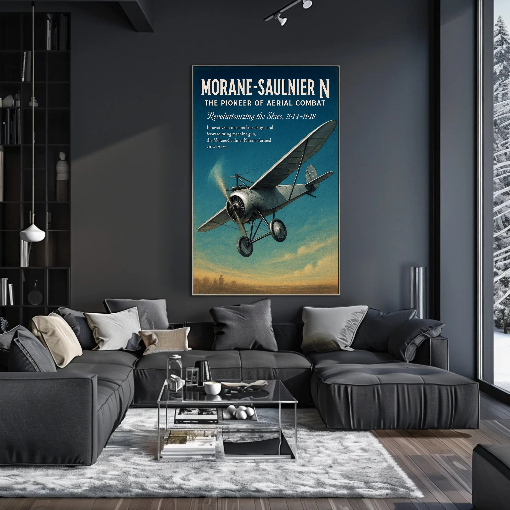 Morane-Saulnier N The Pioneer of Aerial Combat Poster PosterGoat