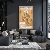 Saint Elizabeth of Hungary Poster PosterGoat