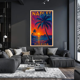 Naples, Florida Sunset Poster