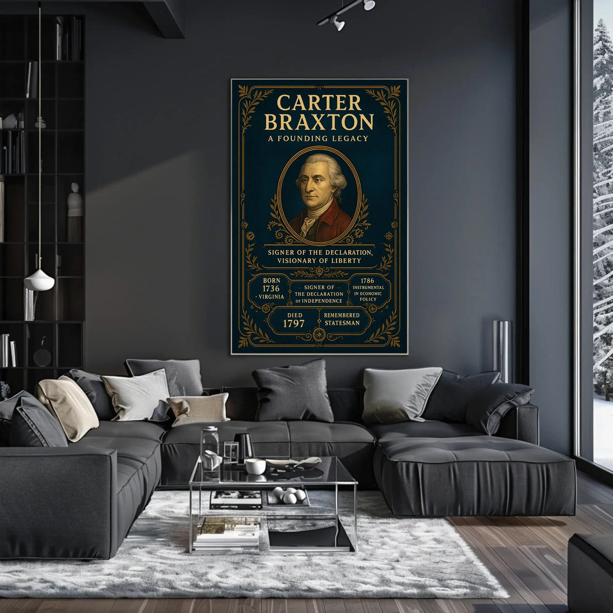 Carter Braxton A Founding Legacy Poster