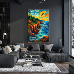 Explore the Wild Beauty of Acadia Poster