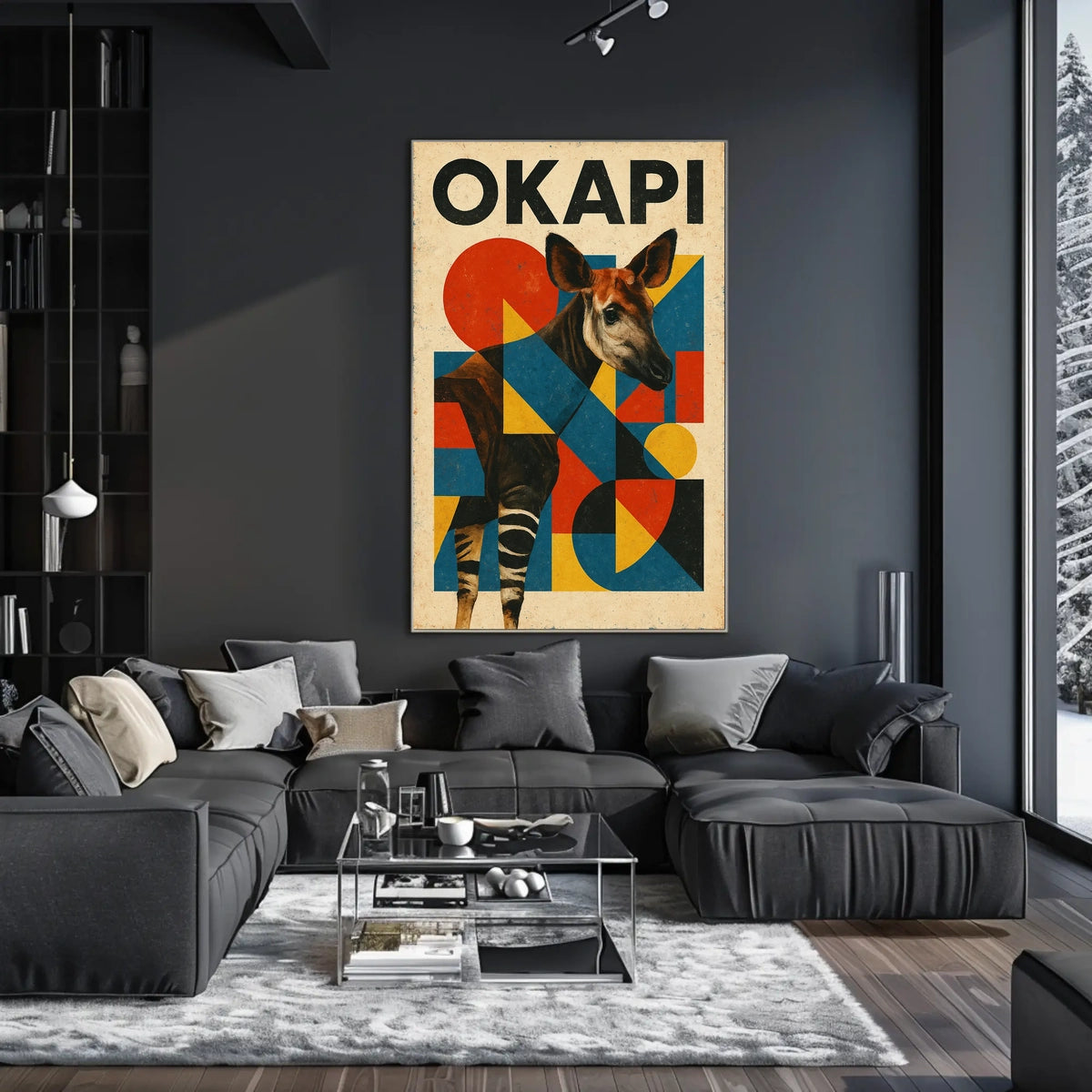 Okapi Art Poster