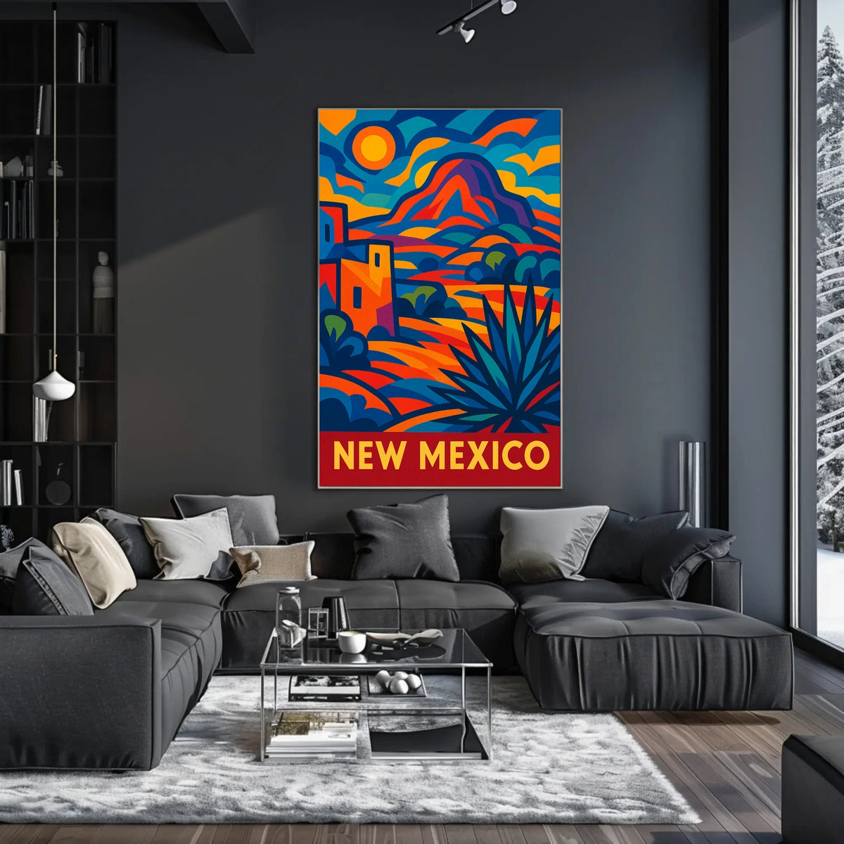 New Mexico Vibrant Landscapes Wanderlust Poster