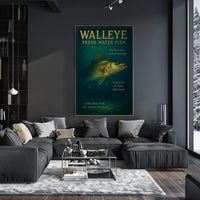 The Elusive Walleye Poster