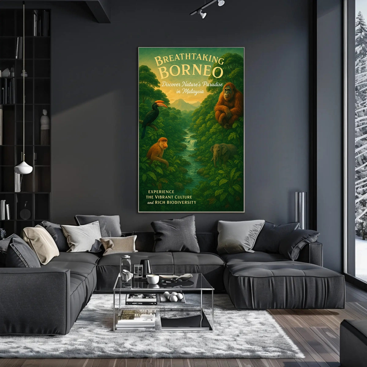 Breathtaking Borneo Poster