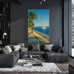 Côte DAzur Poster