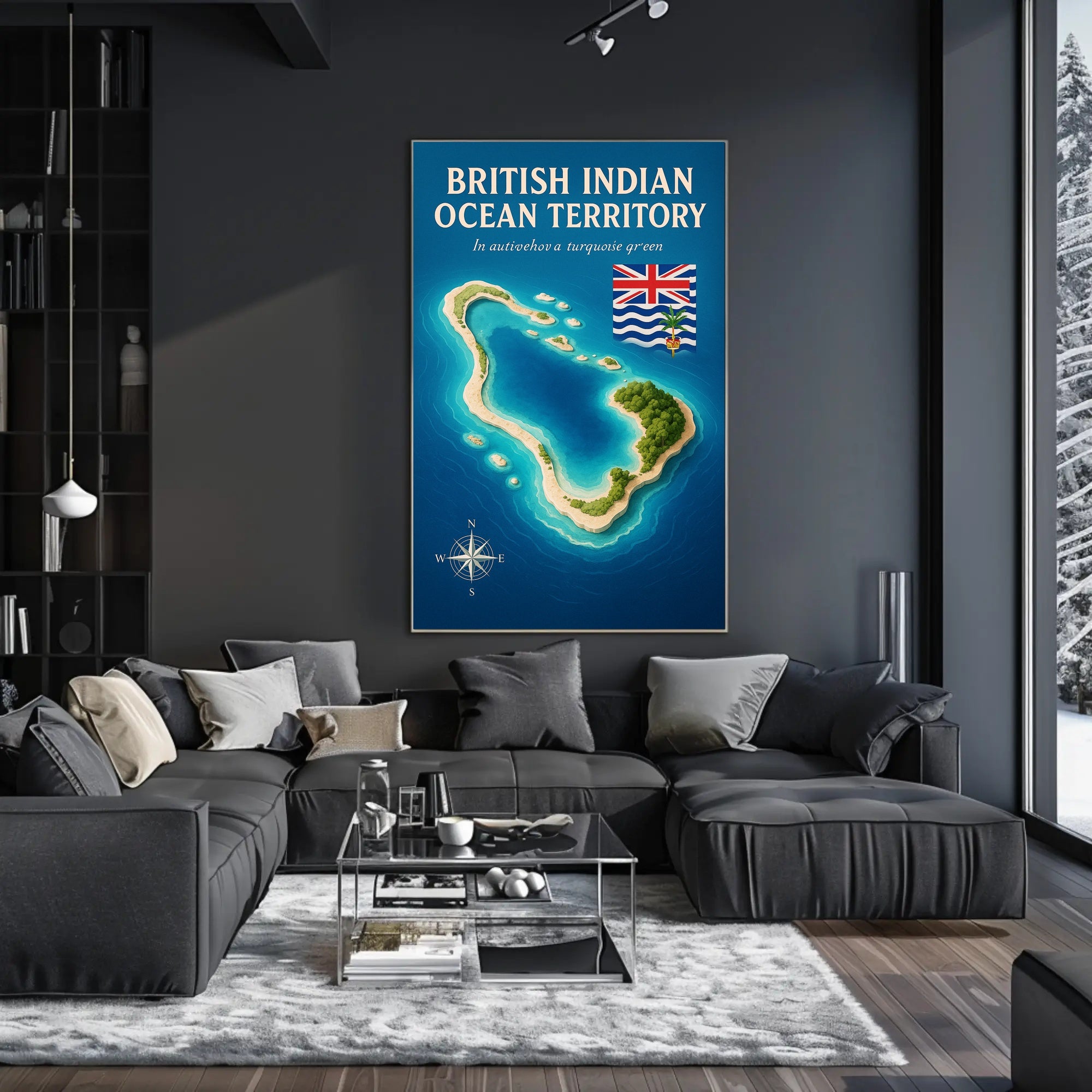 British Indian Ocean Territory Poster PosterGoat