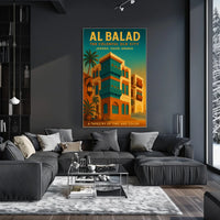 Al Balad The Colorful Old City Poster