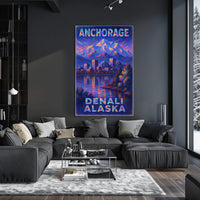 Anchorage And Denali AlaskaS Majestic Poster