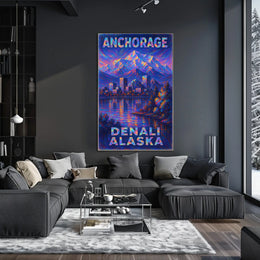 Anchorage And Denali AlaskaS Majestic Poster