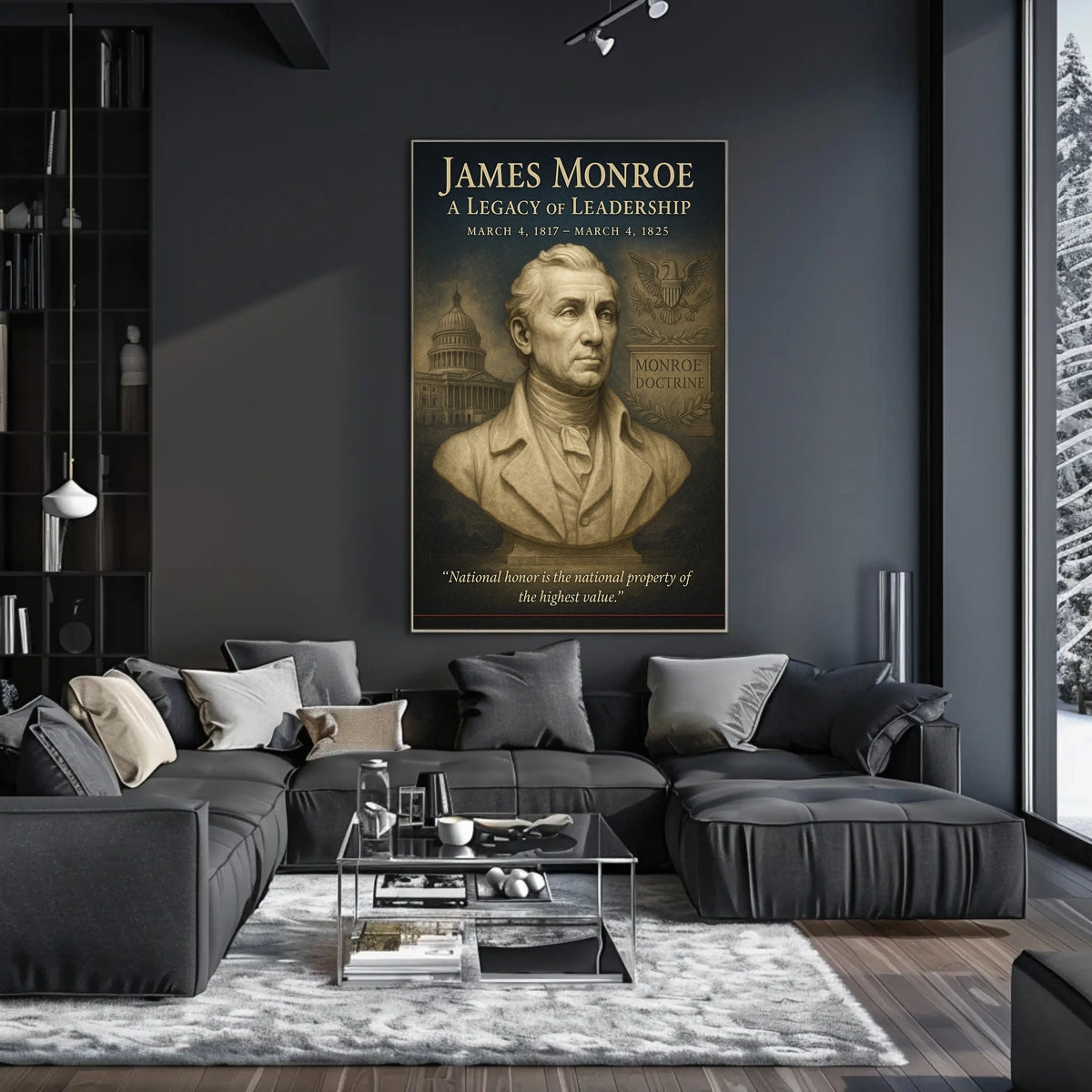James Monroe A Legacy Of Leadership Poster