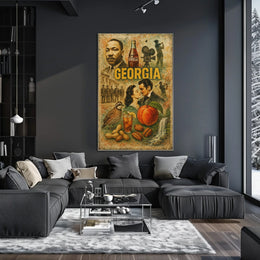 Georgia Heritage Montage Poster