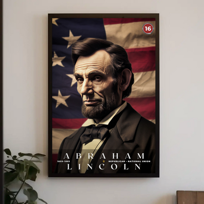 Abraham Lincoln 16th President Of The United States Portrait