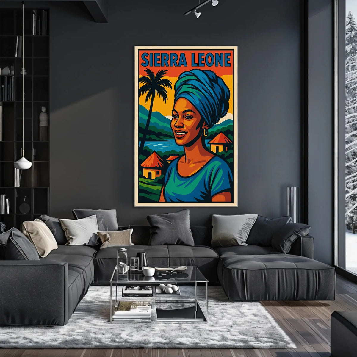 Sierra Leone Vibrant Heritage Poster