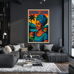Sierra Leone Vibrant Heritage Poster