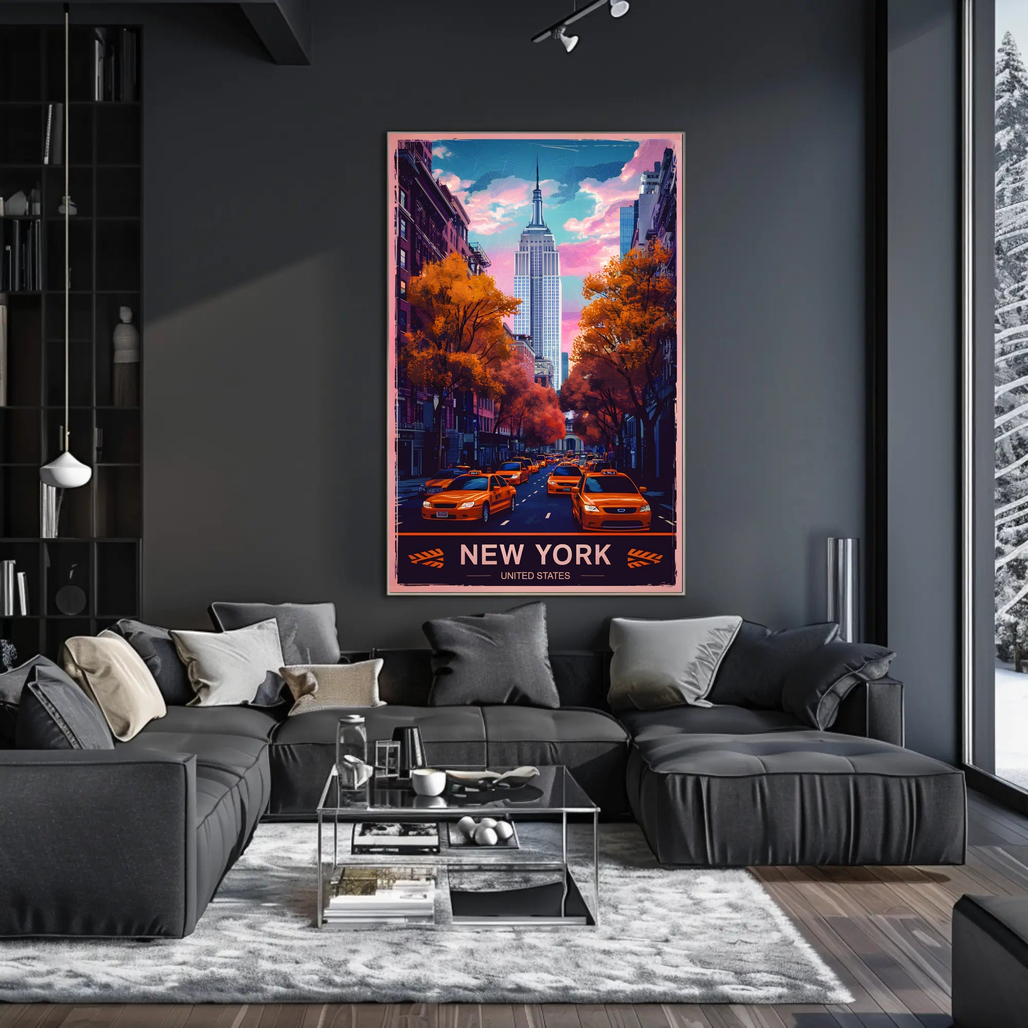 New York City in Autumn Poster