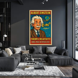 Albert Einstein Theory Of Relativity Poster