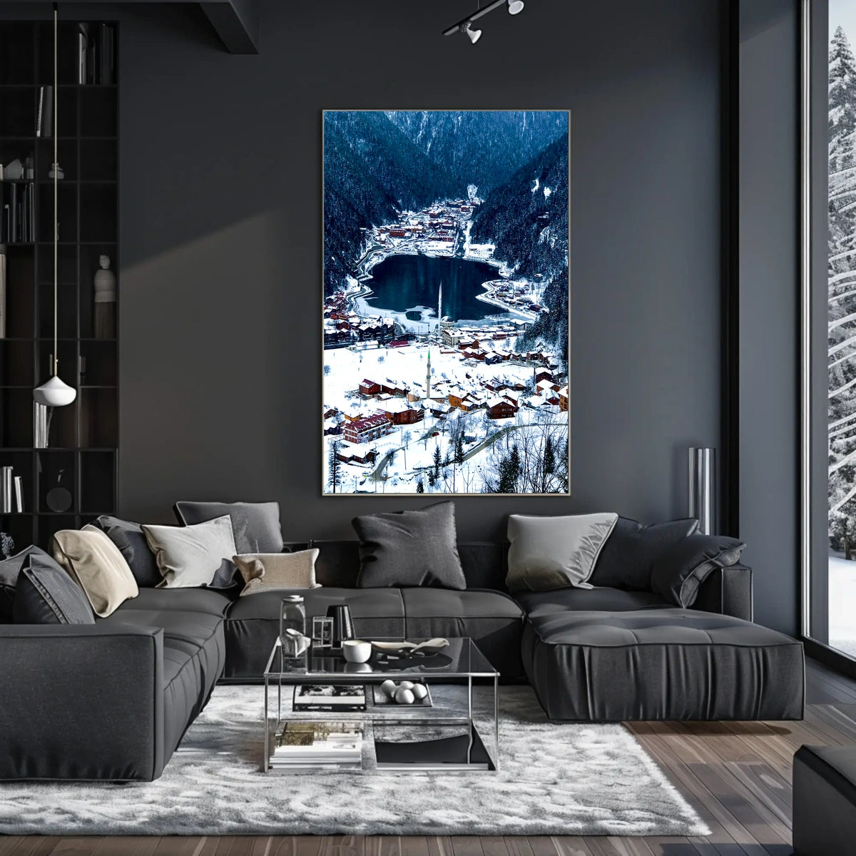 Winter Wonderland In The Mountains Poster