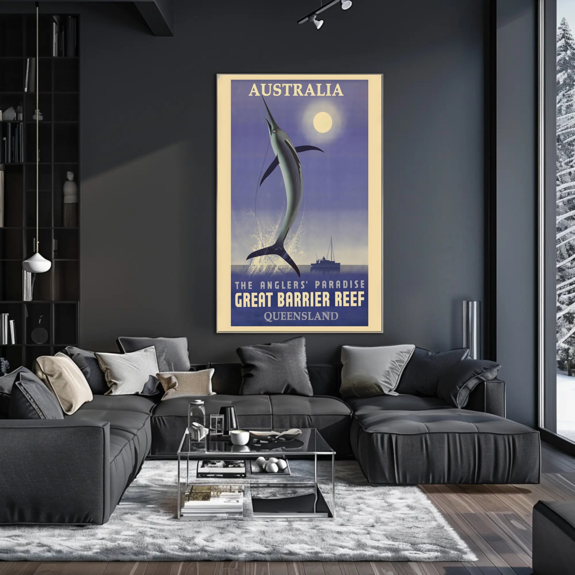 Great Barrier Reef Anglers' Paradise Travel Poster