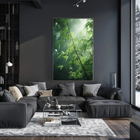 Bamboo Serenity Nature Print: Cultural or Heritage Poster