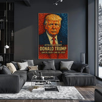 Donald Trump 47th President Poster