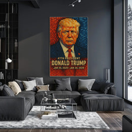 Donald Trump 47th President Poster