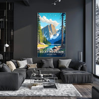 Rocky Mountain National Park Scenic Poster Print