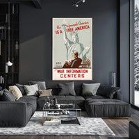 An Informed America is a Free America Poster PosterGoat