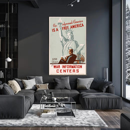 An Informed America is a Free America Poster PosterGoat